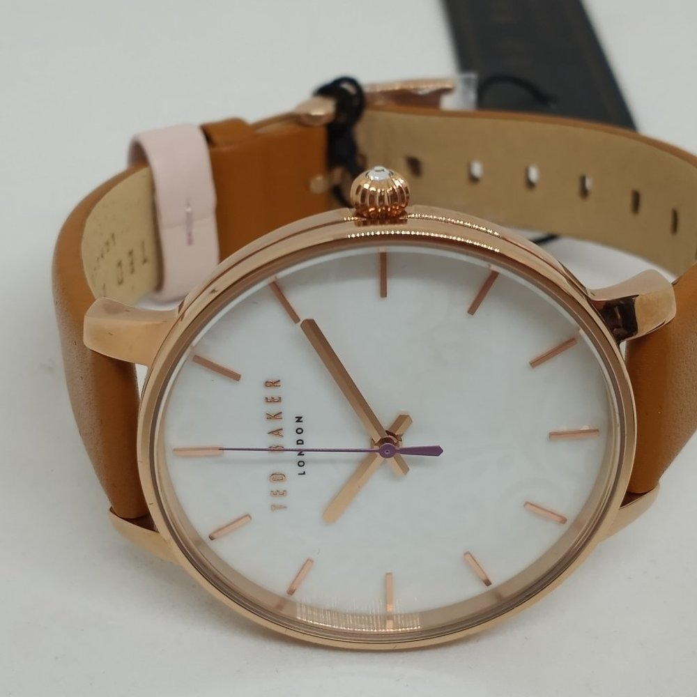 Ted Baker TE50013007 Women's 40mm Rose Gold S/Steel MOP Dial Watch - NWT - Picture 8 of 10